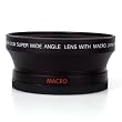 Neewer 0.43x 72mm Wide Angle Lens with Macro for Canon EOS 7D, 60D, EF 28-135mm f/3.5-5.6 IS, EF-S 18-200mm f/3.5-5.6 IS USM, 1v, XL2, XH A1, EF 35mm f/1.4L USM, EF-S 15-85mm f/3.5-5.6 IS