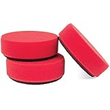 Griot's Garage 11263 3" Red Waxing Pad - Set of 3