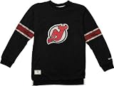 New Jersey Devils Youth Vintage Jersey Long Sleeve Crewneck T-Shirt