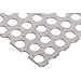 Hot Rolled Steel A36 Perforated Sheet, Staggered 0.375" Round Perfs, 0.5625" Center Spacing, 0.06" Thick, 12" Width, 24" Length