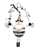 Santa with Christmas Lights Ornament