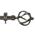 Casual Home Cage Drapery Rod - Bronze (60-112")