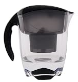 Mavea 1001125 Elemaris XL Water Filtration Pitcher, Black