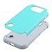 S6 Active Case, LK [Drop Protection] Shock-Absorption Hybrid Dual Layer Armor Defender Protective Case Cover for Samsung Galaxy S6 Active (Teal)