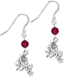 Arizona State Sun Devils Round Crystal Earrings
