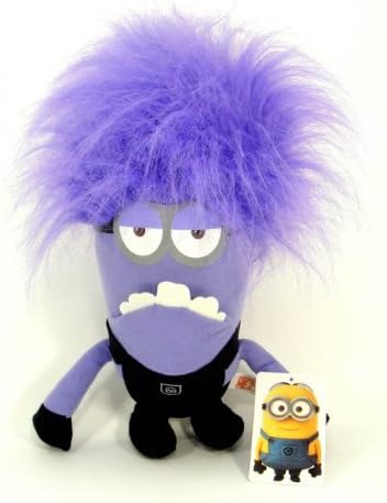 7 Inch Despicable Me 2 Two Eye Purple Minion Stuffed Plush Toy