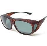 Cocoons Live Eyewear Sunglasses Pilot (Large) Tortoise Frame with Polarized Gray Lenses C307G by 