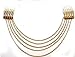 Womdee(TM) Vintage Gothic Style New Ladies Metal Chain Fringe Tassel Hair Comb Cuff Head Hair Band-Gold With Womdee Accessory