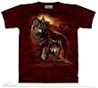 The Mountain Wolf Sunset Purple T-shirt