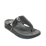 Womens Dunlop Sequin Fitness Toning Flip Flops