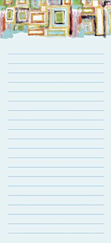 Lang Geopop List Pad, 3.5 x 7.75 Inches, Set of 2 List Pads with 50 Sheets Each (6100005)