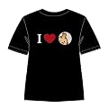 I LOVE TINTIN T-SHIRT IN BLACK FROM THE ADVENTURES OF TINTIN