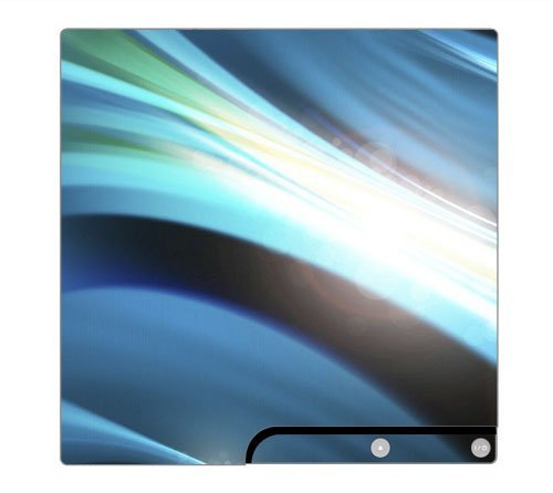 Abstract Color Design Decorative Protector Skin Decal Sticker for PlayStation 3 PS3 SLIM Console