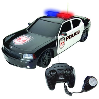 Childrens Toyshop  Toys : Remote Control Police Cruiser (27 MHz)
