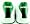 Lacoste Carnaby Retro Mens Shoes White / Green