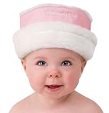 Kiddopotamus & Co Roll Brim Hattie Pink Faux Suede And Ivory Faux Fur Medium 6 - 12 Months