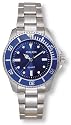 Avalon Men's Classic Sport Silver-Tone Watch with Blue Sunray Dial # 4302-1