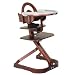 Scandinavian Child Svan Convertible High Chair in Mahogany Wood Stain