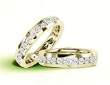 14K Yellow Gold Diamond Eternity Band-GH SI-4.00 Ct.