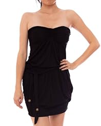 Material: Rayon /Spandex 
Shoulder: Strapless  
Size Category: Adult 

