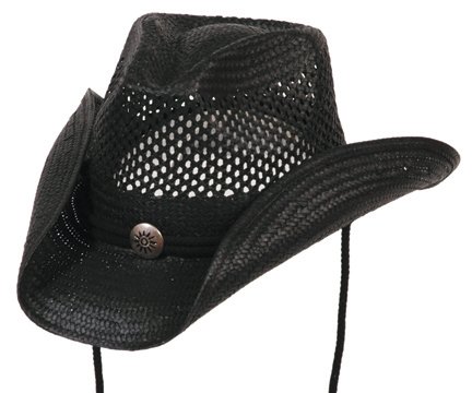 Western Soft Toyo Straw Cowboy Hat