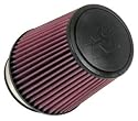 K&N Universal Rubber Filter : 4-3/8" 10 DEG FLG, 6" B, 4-5/8" T, 6-1/2" H - Part No. RU-5061