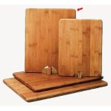 Bamboo Cutting Board with Pivoting Stand by US Acrylic Inc.