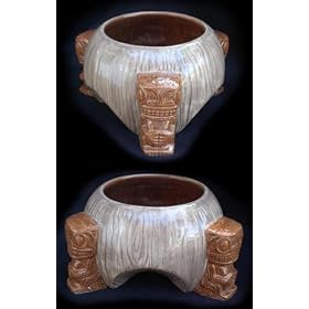 3 AMIGOS TIKI BOWL - MAI-TAI TIKI BAR DECOR