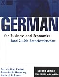 German for Business and Economics: Band 2- Die Betriebswirtschaft, 2nd Edition with CD-ROM for PC and Mac