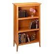 3-Shelf Bookcase - Honey Pine