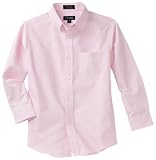 Izod Kids Boys 8-20 Long Sleeve Oxford Shirt, Medium Pink, 12R