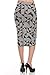 2LUV Women's High Waisted A-Line Knit Midi Skirt