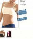 Sexy Microfiber Single Strap Sports Bra Top - W/ Stretchable Lycra (Large, Beige)