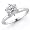 14K 1.50 Carat Round Cut Solitaire Diamond Engagement Ring (I-J ; I1-2) Size 5