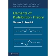Elements of Distribution Theory (Cambridge Series in Statistical and Probabilistic Mathematics)