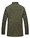 Wantdo Men's Single Breasted Wind Coat