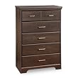 South Shore 3177035 Versa Collection 5-Drawer Chest, Ebony