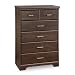 South Shore 3177035 Versa Collection 5-Drawer Chest, Ebony