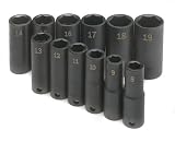 41AFKV5P8YL. SL160  SK Hand Tools 4082 12 Piece 3/8 Inch Drive 6 Point High Visibility Deep Metric Impact Socket Set