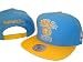 Minneapolis Los Angeles LA Lakers Mitchell & Ness Light Blue & Gold Adjustable Snap Back Baseball Cap Hat