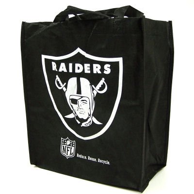 Buy OAKLAND RAIDERS OFFICIAL REUSABLE SHOPPING GROCERY BAG (2) by Forever Collectibles