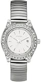 Fossil Women's ES2906 Silver Stainless-Steel Analog Quartz Watch with White Dial