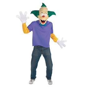 Simpsons Krusty the Clown Costume: Men's Size 42-44