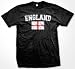 England Flag International Soccer T-shirt, English Soccer Mens T-shirt