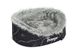 Tramps Cat Bed Twilight Oval Black