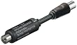 Wentronic Mantelstromfilter (Koaxial-Stecker auf Koaxial-Kupplung, SAT MSF IEC cable) 0,1m schwarz