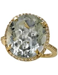 Genuine Green Amethyst Ring by Effy Collection®