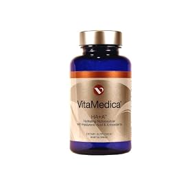 VitaMedica HA+A Supplement Hydrating Nutraceutical with Hyaluronic Acids and Antioxidants, 60 Softgel Capsules