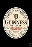 Guinness Original Label Beer Brewery New Art Poster Print - 24" X 36"