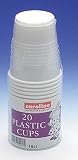 Catering: White Plastic Cups Pk20